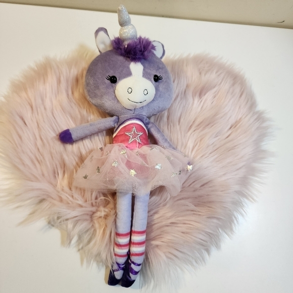 HALLMARK purple unicorn plush 14" - Picture 6 of 7